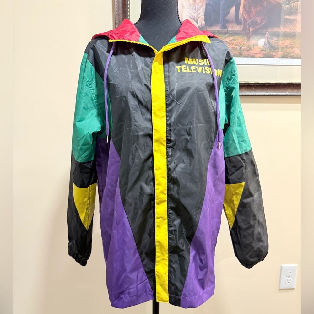 MTV Mens Colorblock Windbreaker